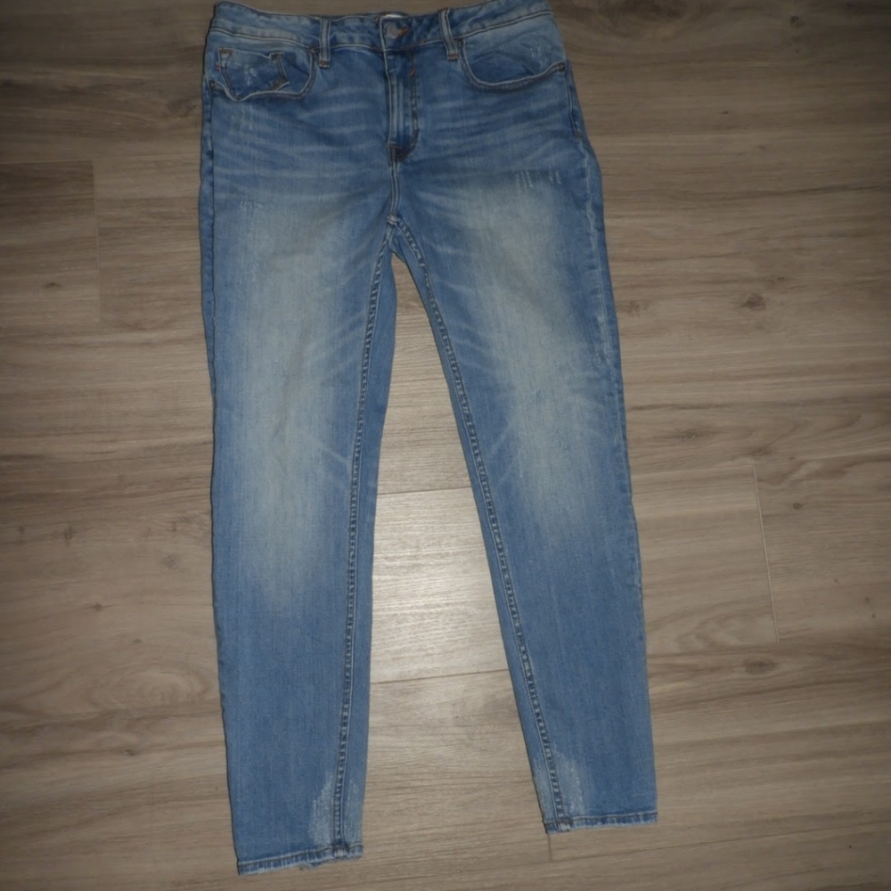 Vigoss Marley mid rise skinny blue jeans